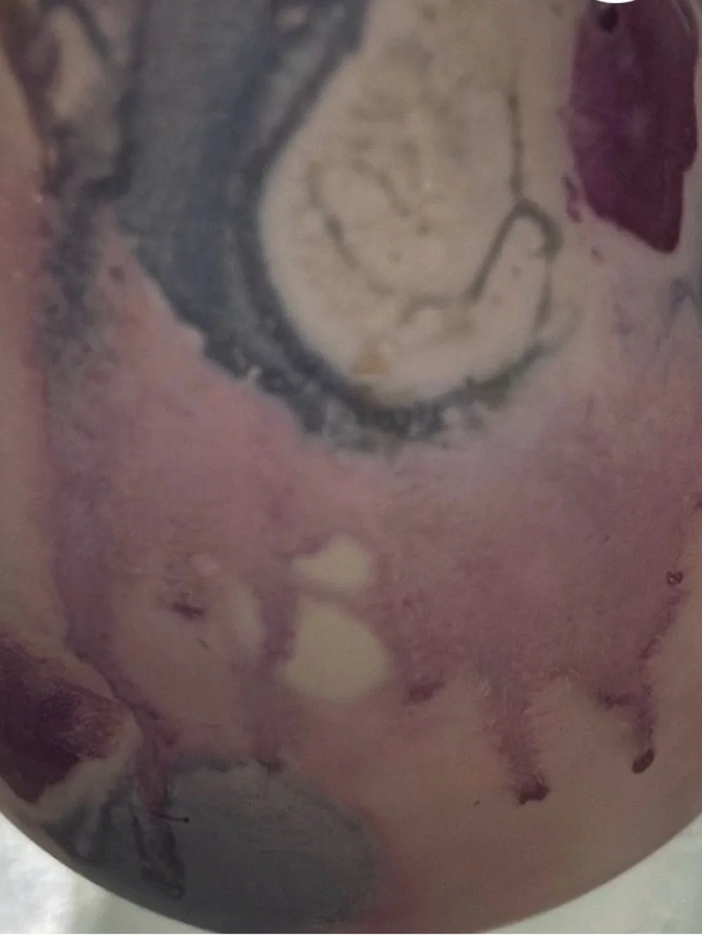 Marbled Ceramic Vase in Lavender and Cream - Home Accents